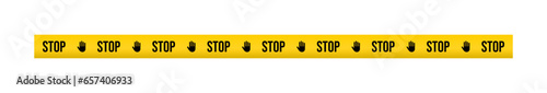 prohibition warning police line tape