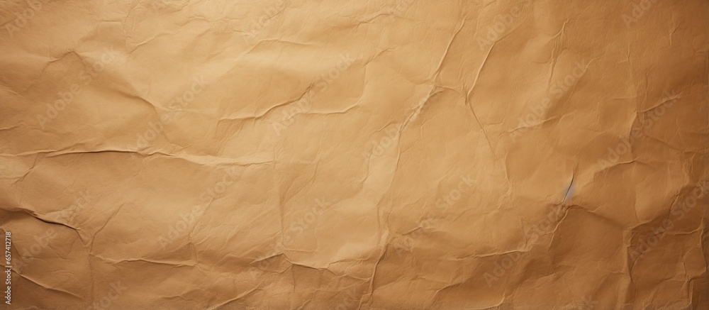 Obraz premium Texture of crumpled vintage paper isolated pastel background Copy space