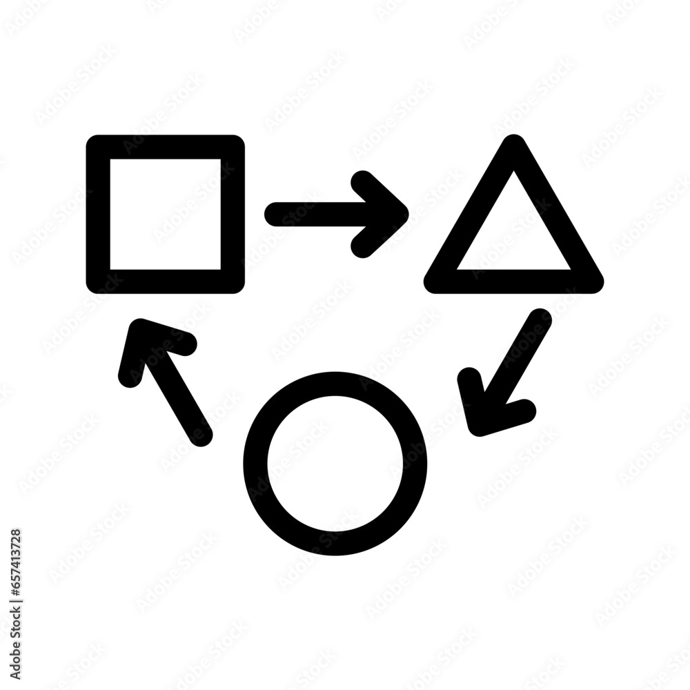 Adapt Icon Vector Symbol Design Illustration