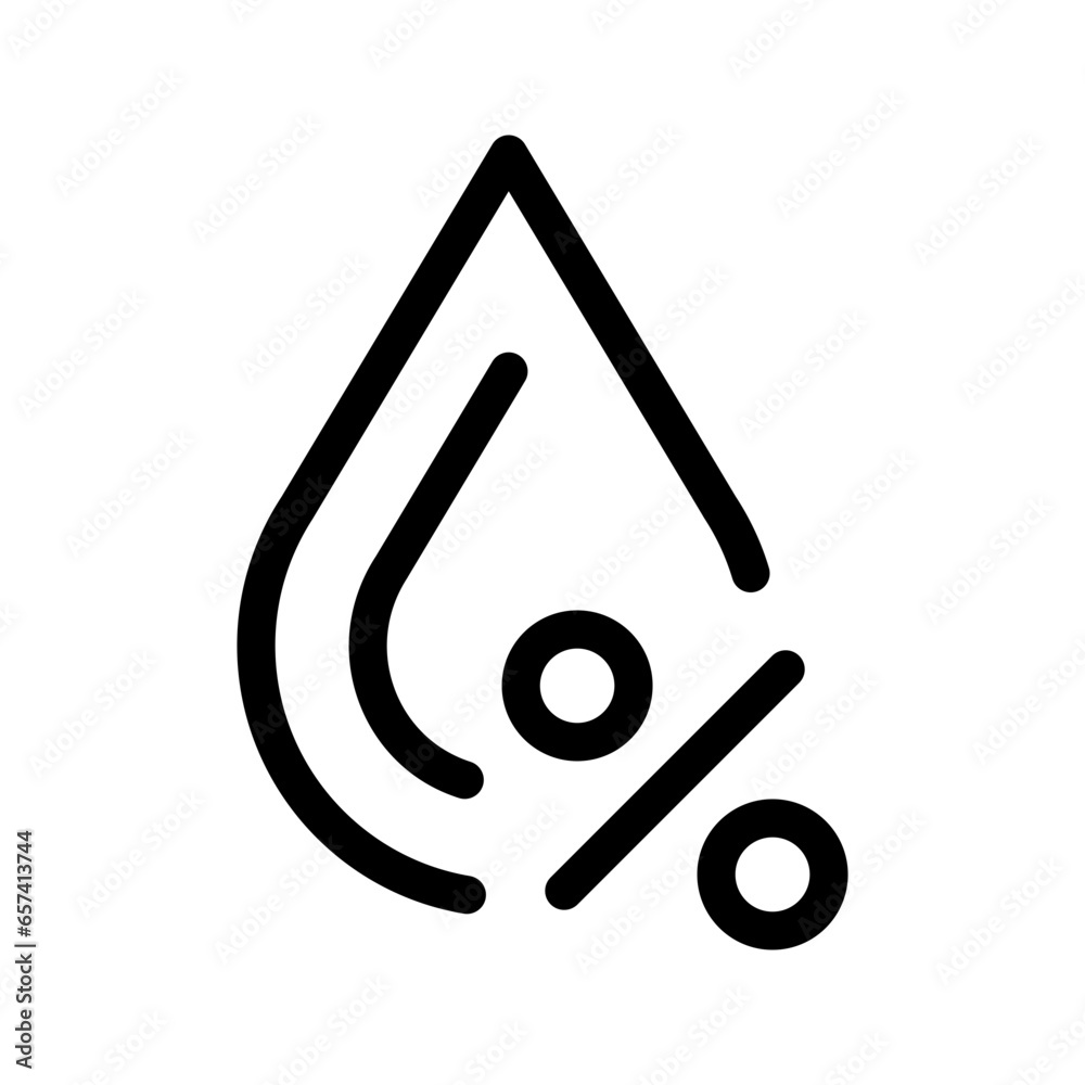 Humidity Icon Vector Symbol Design Illustration Humidity Icon Vector Symbol Design Illustration