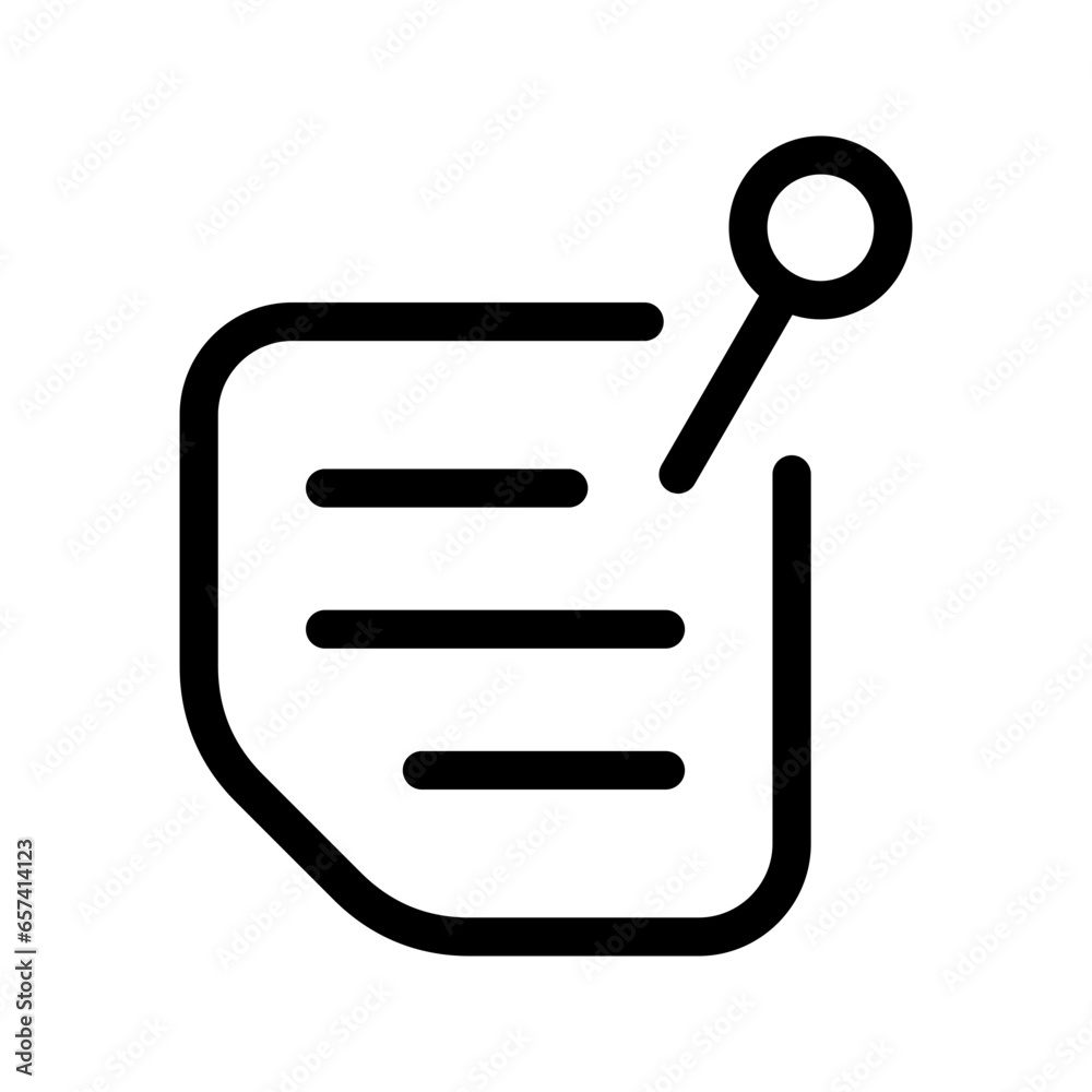 Notes Icon Vector Symbol Design Illustration Notes Icon Vector Symbol Design Illustration