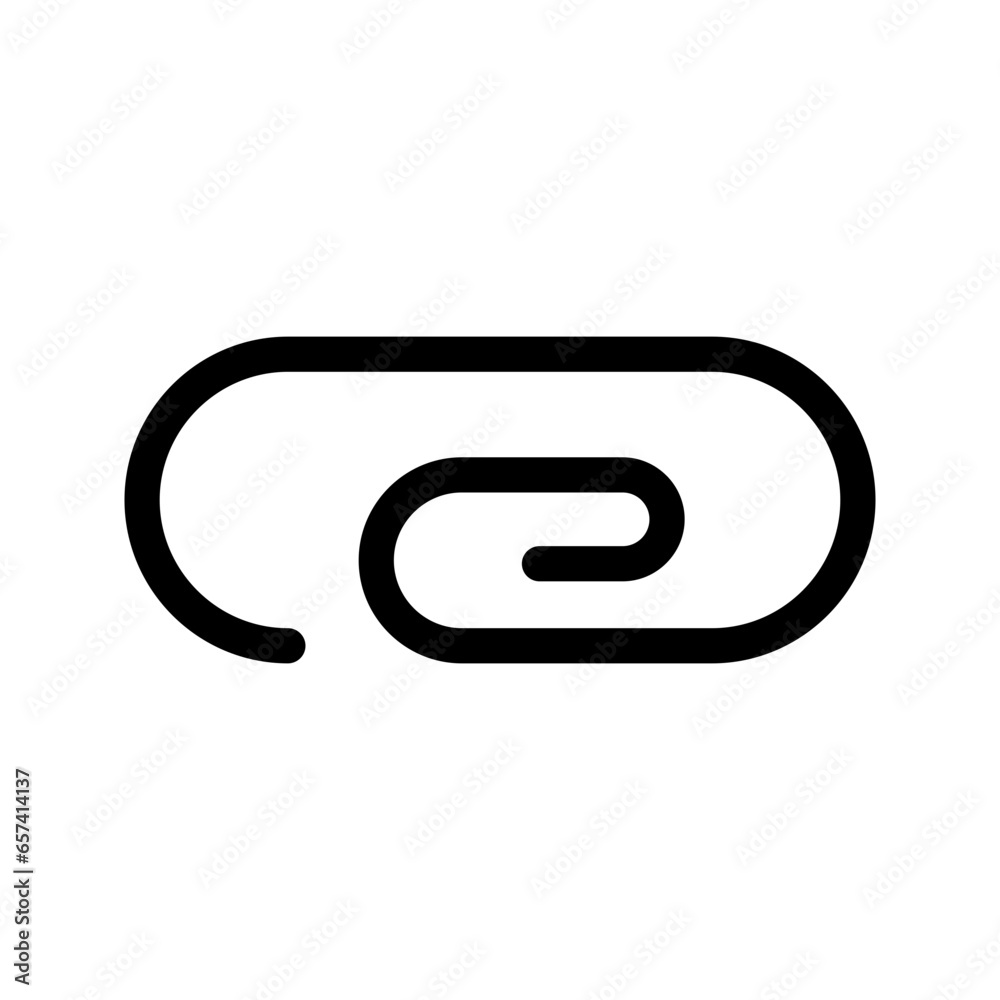 Attachment Icon Vector Symbol Design Illustration