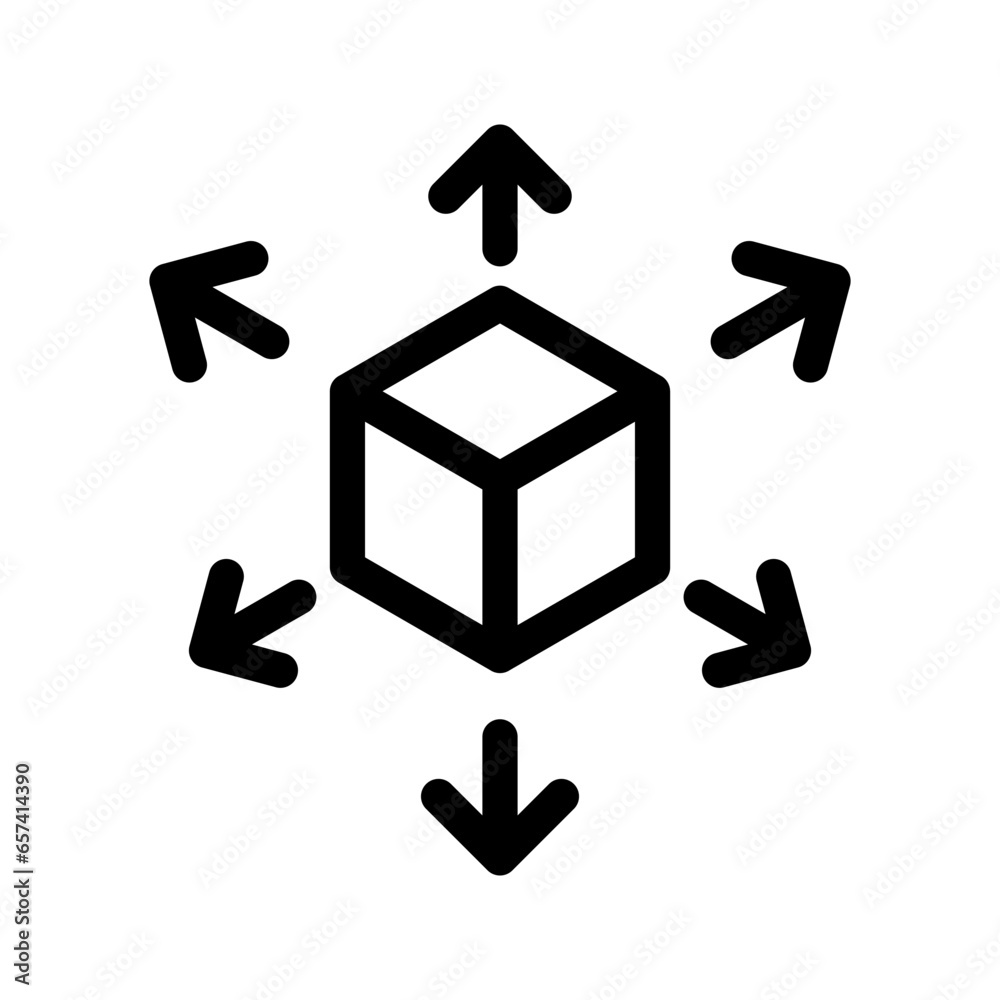 Distribution Icon Vector Symbol Design Illustration Distribution Icon Vector Symbol Design Illustration
