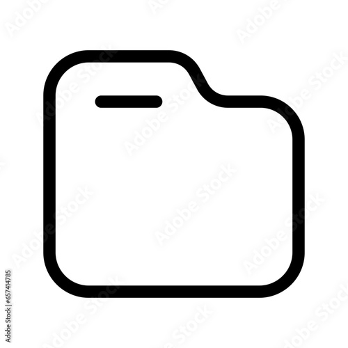 Folder Icon Vector Symbol Design Illustration