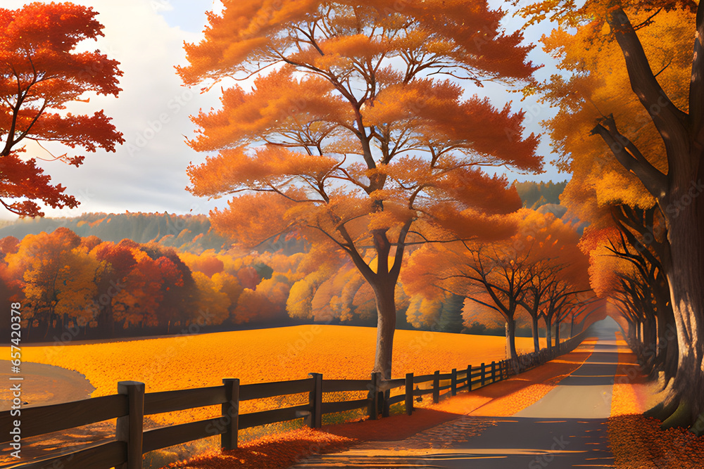 autumn scenery
Generative AI