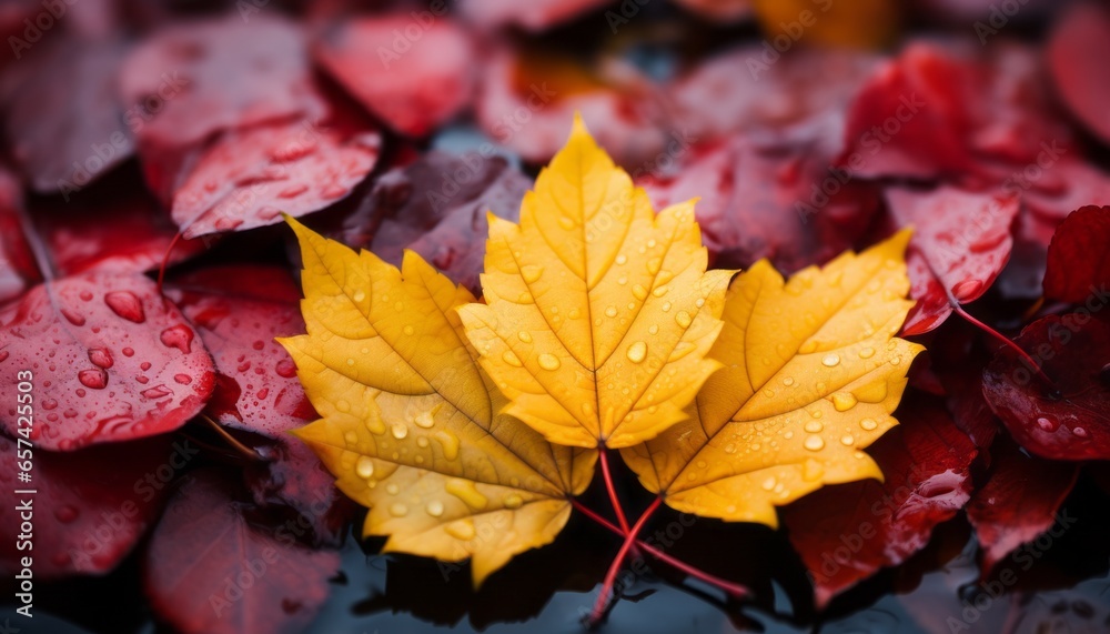 Autumn Season and Dried Leaf Background Autumn Season and Dried Leaf Background