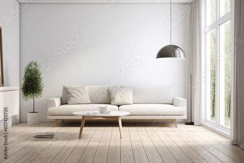 modern bright interiors apartment living room 3D rendering illustration computer generated image © Ahsan ullah
