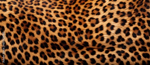 Animal fur with leopard and jaguar patterns