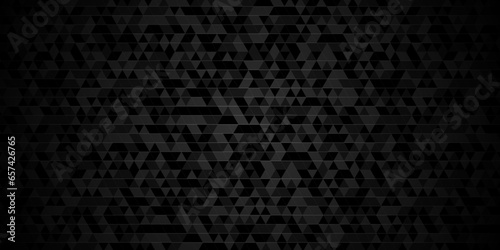 Abstract black and white background. Abstract geometric pattern gray and black Polygon Mosaic triangle Background, business and corporate background.	
