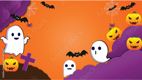 Halloween Vector Art: Pumpkins and Ghosts in the Latest Colors