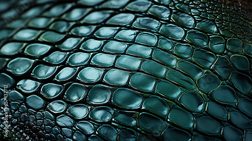 The Detailed Texture of a Reptile Skin Background