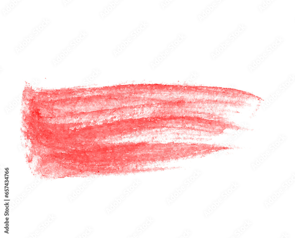Watercolour Grunge Brush Stroke. Royalty high-quality free stock image of red watercolor overlay on transparent background with a pronounced texture for decorating design. Artistic hand paint Watercolour Grunge Brush Stroke. Royalty high-quality free stock image of red watercolor overlay on transparent background with a pronounced texture for decorating design. Artistic hand paint