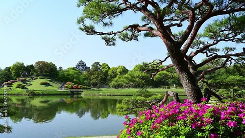 日本三名園岡山後楽園