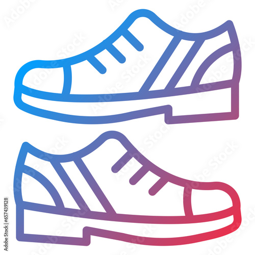 Vector Design Casual Shoes Icon Style