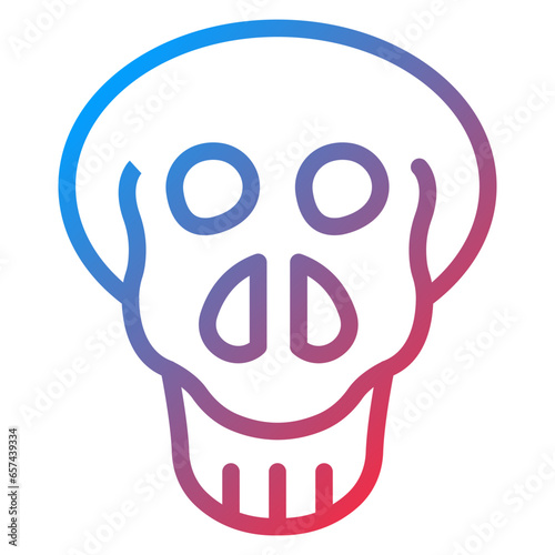 Vector Design Skull Icon Style