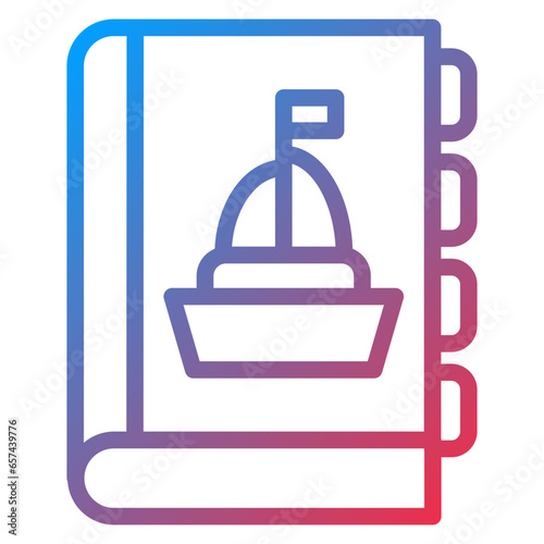 Vector Design Literary Mythology Icon Style