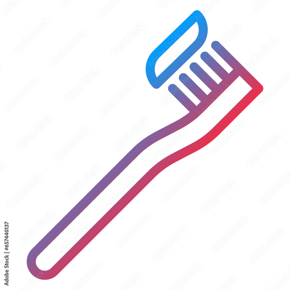 Vector Design Tooth Brush Icon Style Vector Design Tooth Brush Icon Style