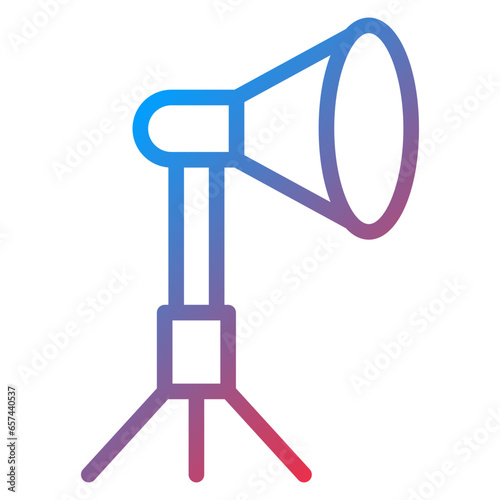 Vector Design Camera Reflector Icon Style