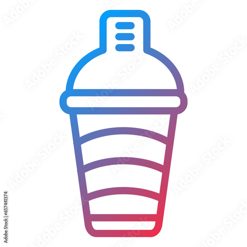 Vector Design Cocktail Shaker Icon Style