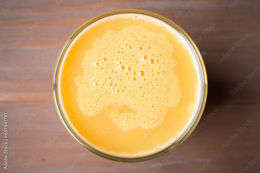 top down view of an ipa in a pint glass top down view of an ipa in a pint glass