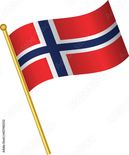 Norway Flag vector illustration eps10.