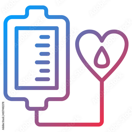 Vector Design Blood Transfusion Icon Style