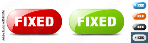 fixed button. key. sign. push button set