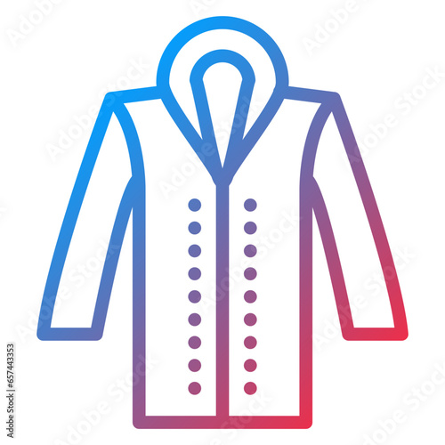 Vector Design Raincoat Icon Style