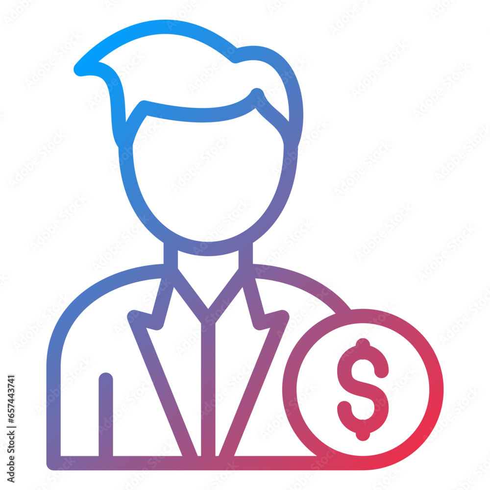Vector Design Accredited Investor Icon Style Vector Design Accredited Investor Icon Style