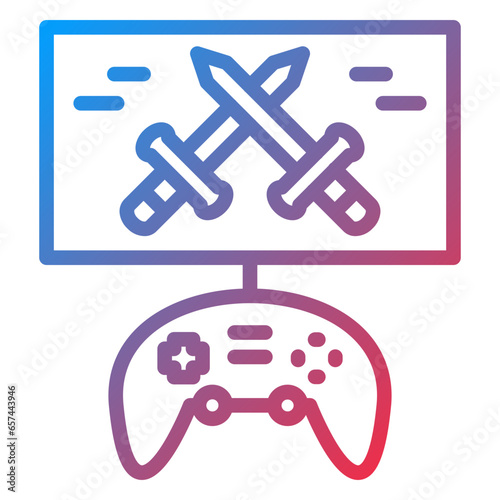 Vector Design Battle Royale Icon Style