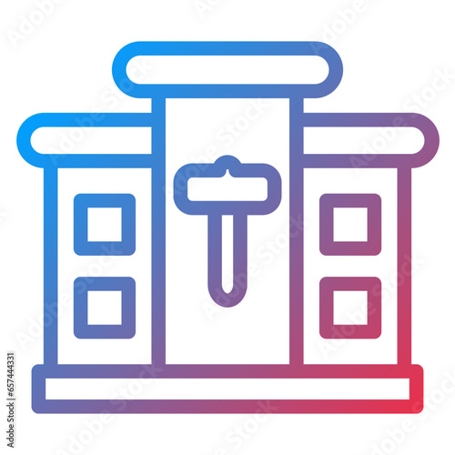 Vector Design Real Estate Auction Icon Style