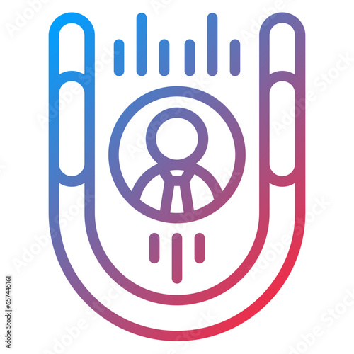 Vector Design Candidate Attraction Icon Style