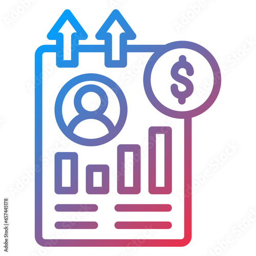 Vector Design Performance Appraisal Icon Style