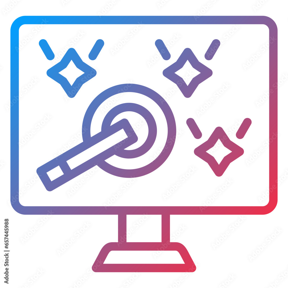 Vector Design Magical Effect Icon Style Vector Design Magical Effect Icon Style