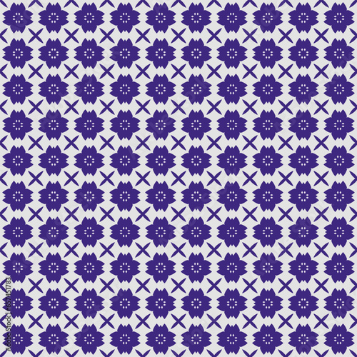 Abstract Purple Circle: Detailed Macro Pattern with Empty Space