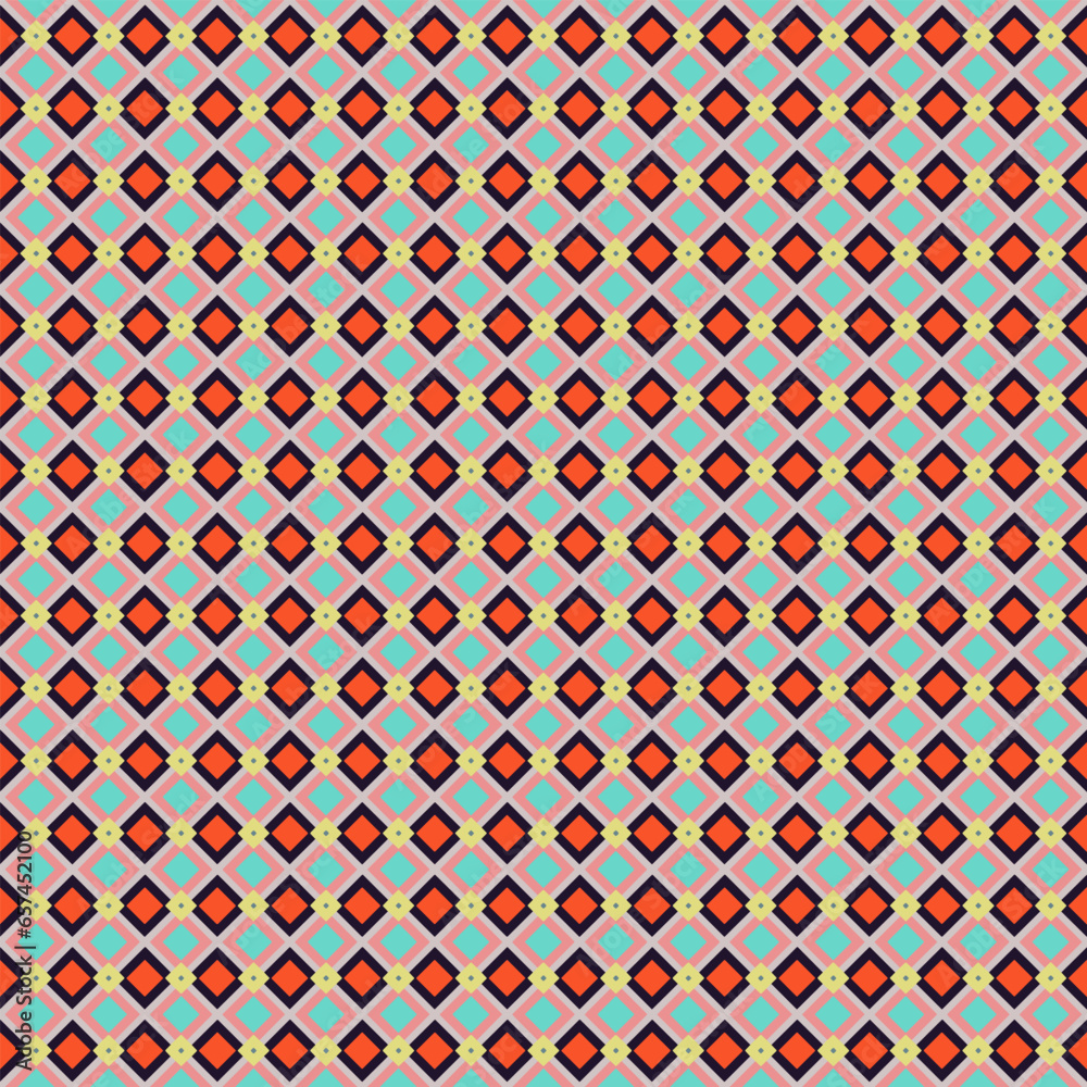 Abstract Geometric Pattern with Textured Orange Shapes Abstract Geometric Pattern with Textured Orange Shapes
