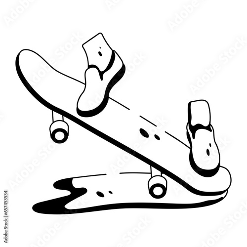Skateboarding 