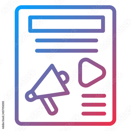 Advertorial Icon Style