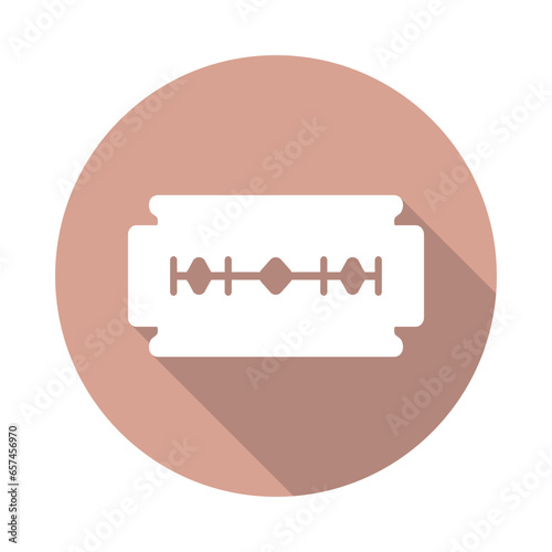 Razor blade icon. Vector illustration.