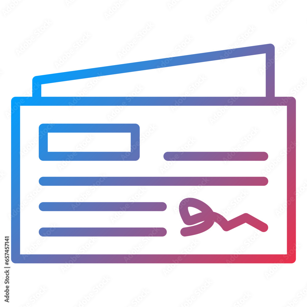 Cheque Icon Style Cheque Icon Style