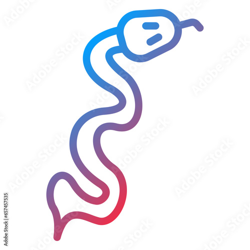 Snake Icon Style