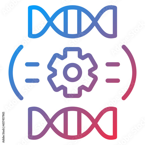 Genetic Engineering Icon Style