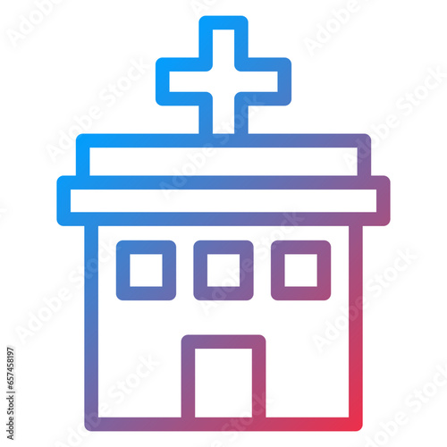 Healthcare Center Icon Style