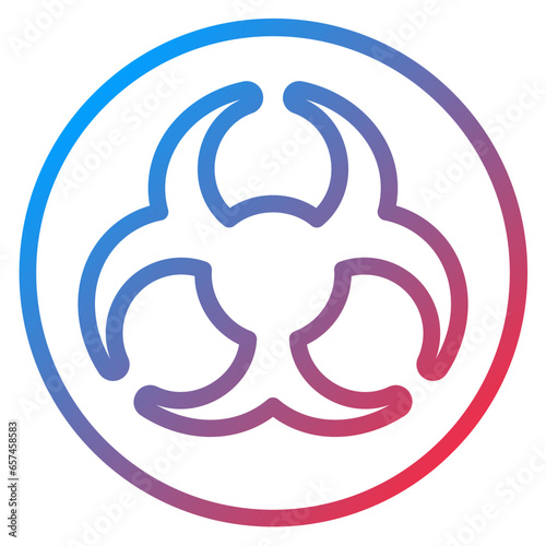 Biohazard Icon Style