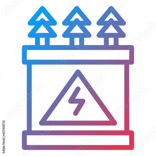 Power Transformer Icon Style