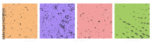 Gritty Speckle Texture Pattern Vector for comics and illustration. Grunge old paper surface texture. Recycled craft