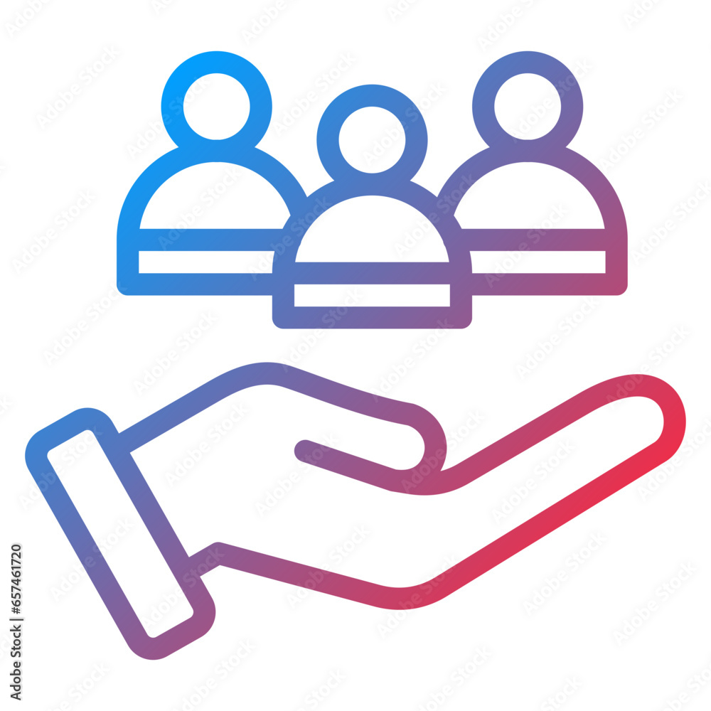 Customer Loyalty Icon Style Customer Loyalty Icon Style