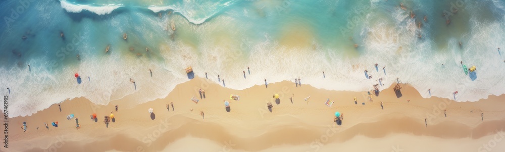Travel beach banner