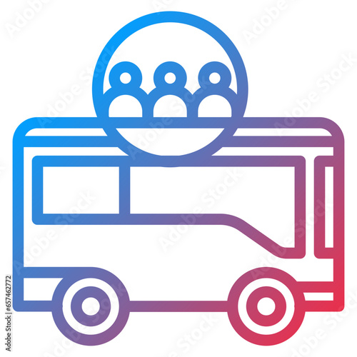 Group Excursion Icon Style