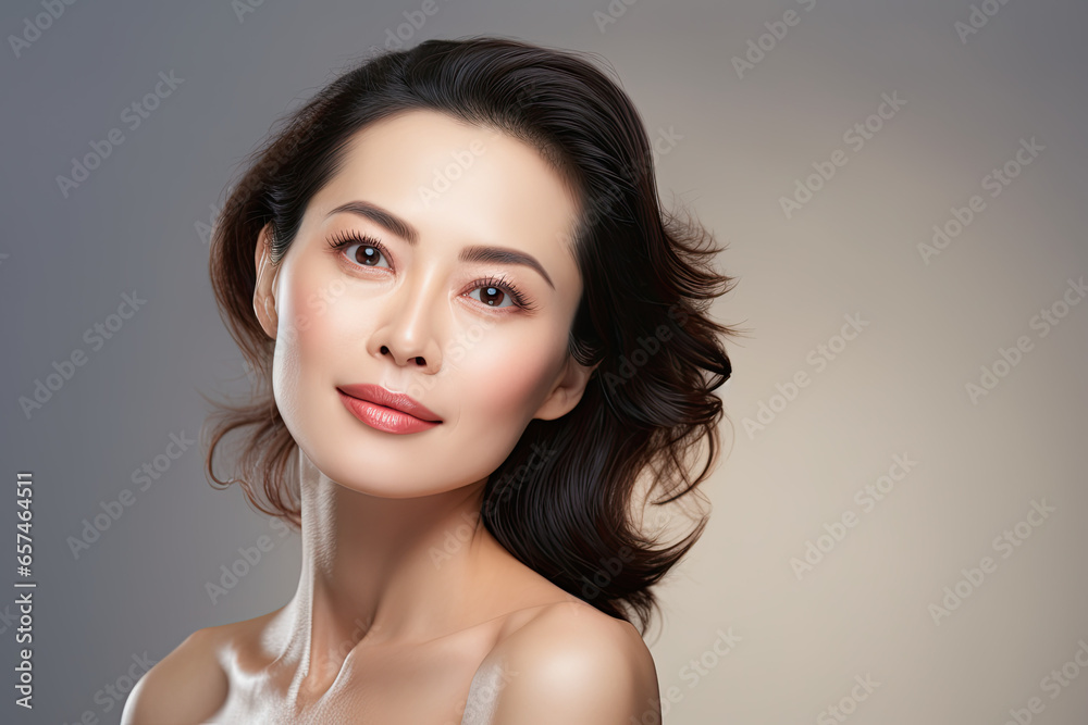 Portrait of a beautiful Korean woman Portrait of a beautiful Korean woman